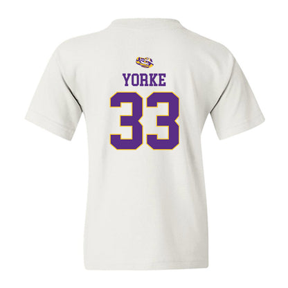 LSU - NCAA Baseball : Zach Yorke - Replica Shersey Youth T-Shirt-1