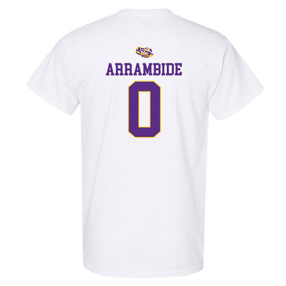 LSU - NCAA Baseball : Cade Arrambide - Replica Shersey T-Shirt-1