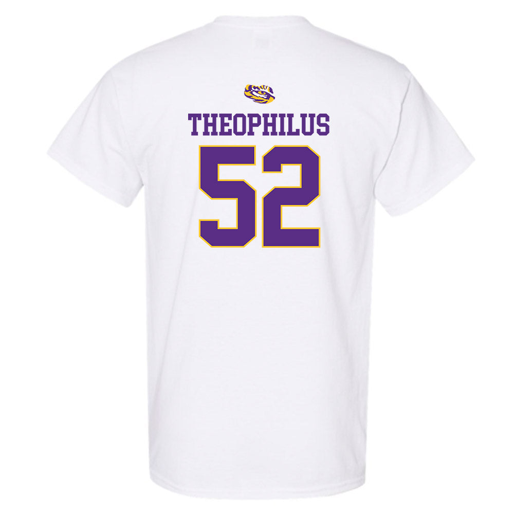 LSU - NCAA Baseball : Zion Theophilus - Replica Shersey T-Shirt-1
