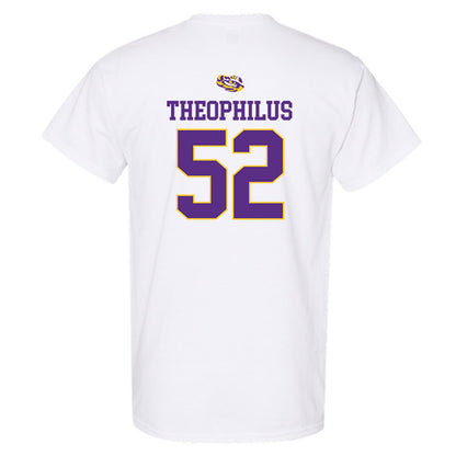 LSU - NCAA Baseball : Zion Theophilus - Replica Shersey T-Shirt-1