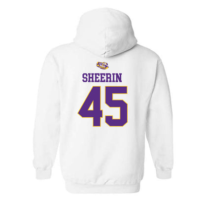 LSU - NCAA Baseball : Deven Sheerin - Replica Shersey Hooded Sweatshirt-1