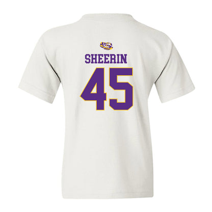 LSU - NCAA Baseball : Deven Sheerin - Replica Shersey Youth T-Shirt-1