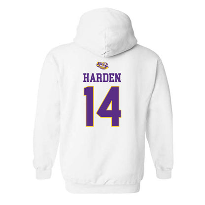 LSU - NCAA Baseball : Daniel Harden - Replica Shersey Hooded Sweatshirt-1