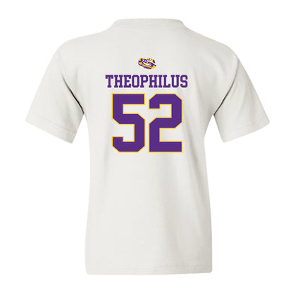 LSU - NCAA Baseball : Zion Theophilus - Replica Shersey Youth T-Shirt-1