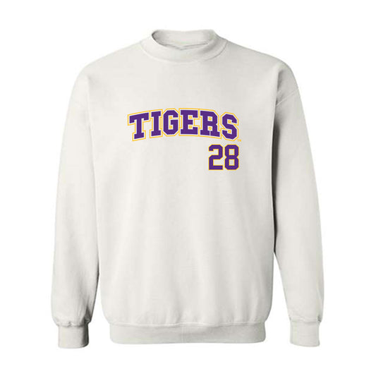LSU - NCAA Baseball : Danny Lachenmayer - Replica Shersey Crewneck Sweatshirt-0