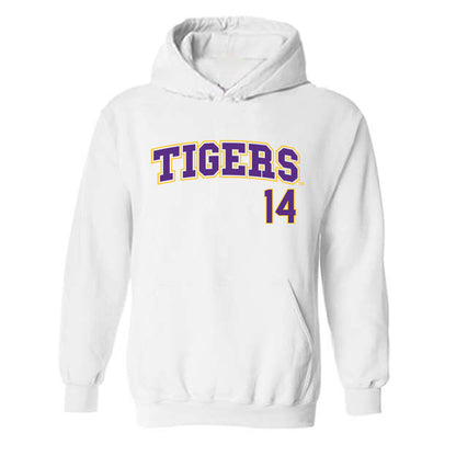 LSU - NCAA Baseball : Daniel Harden - Replica Shersey Hooded Sweatshirt-0