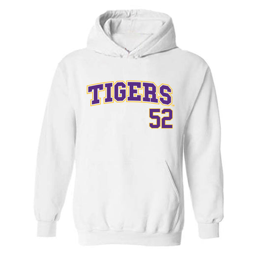 LSU - NCAA Baseball : Zion Theophilus - Replica Shersey Hooded Sweatshirt-0