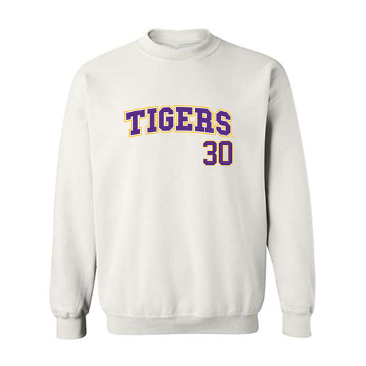 LSU - NCAA Baseball : Dax Dathe - Replica Shersey Crewneck Sweatshirt-0