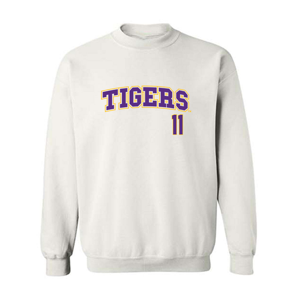 LSU - NCAA Baseball : John Pearson - Replica Shersey Crewneck Sweatshirt-0