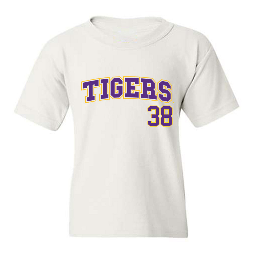 LSU - NCAA Baseball : Ethan Plog - Replica Shersey Youth T-Shirt-0