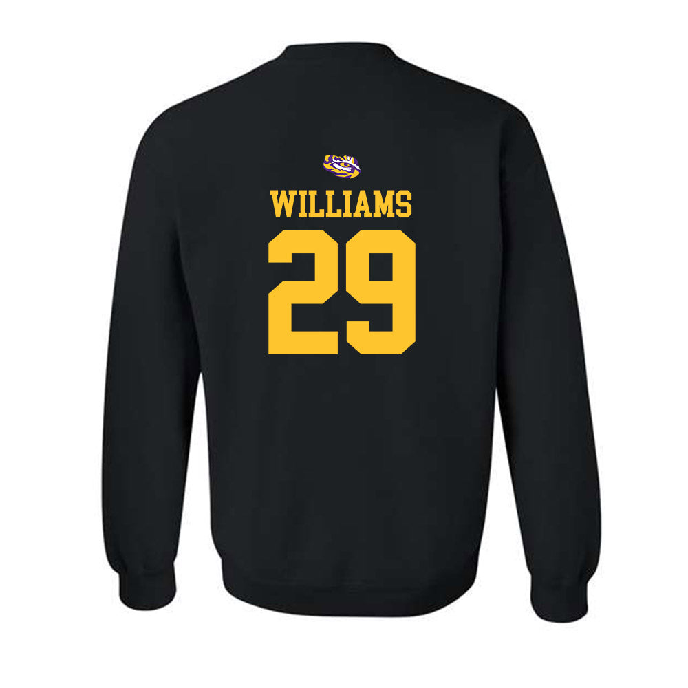 LSU - NCAA Baseball : Cooper Williams - Replica Shersey Crewneck Sweatshirt-1