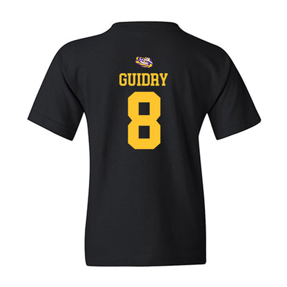 LSU - NCAA Baseball : Gavin Guidry - Replica Shersey Youth T-Shirt-1