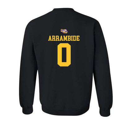LSU - NCAA Baseball : Cade Arrambide - Replica Shersey Crewneck Sweatshirt-1
