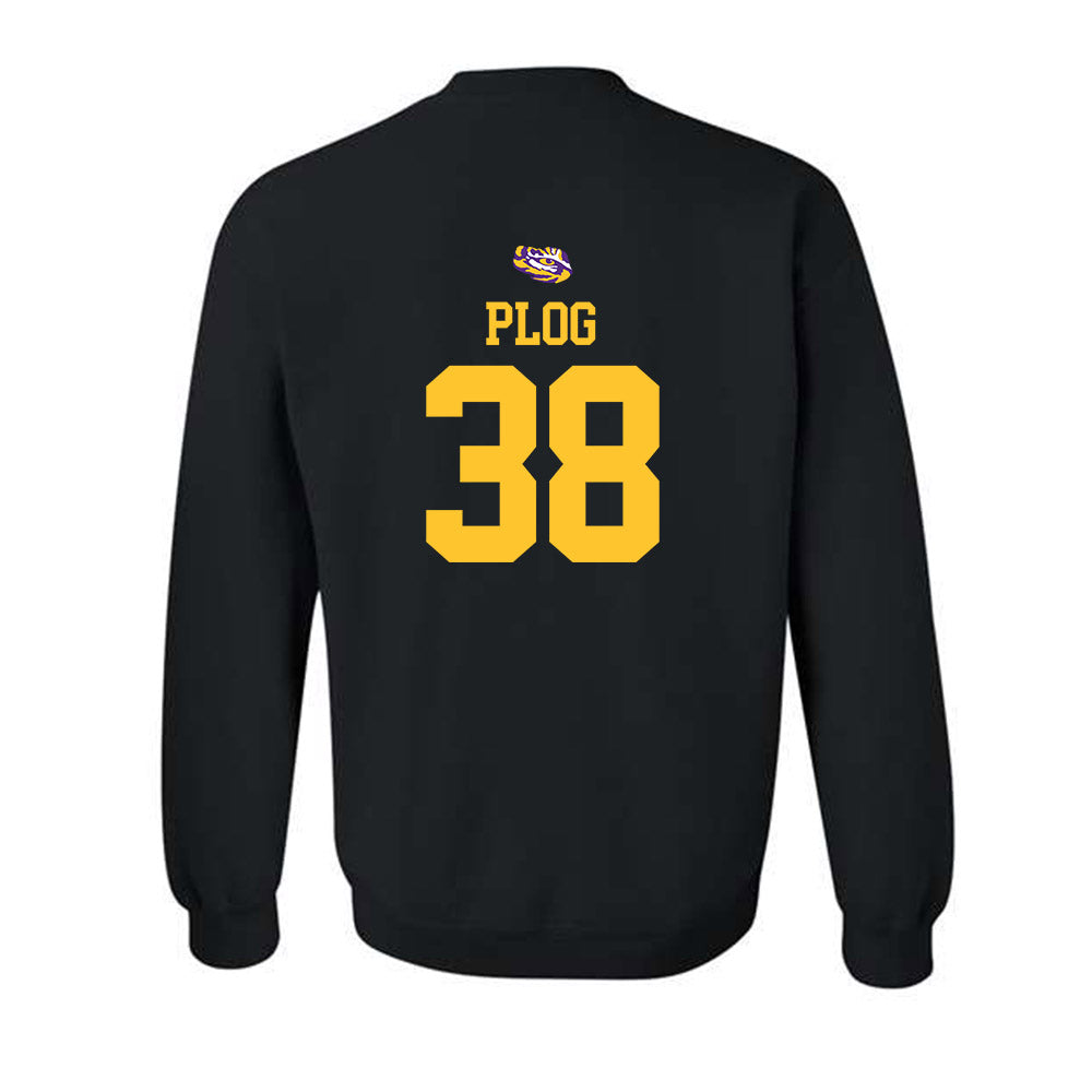 LSU - NCAA Baseball : Ethan Plog - Replica Shersey Crewneck Sweatshirt-1