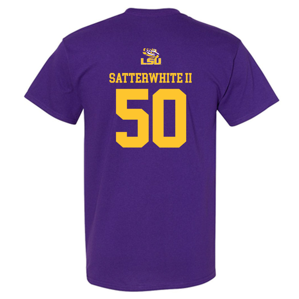 LSU - NCAA Football : William Satterwhite II - Replica Shersey T-Shirt-1