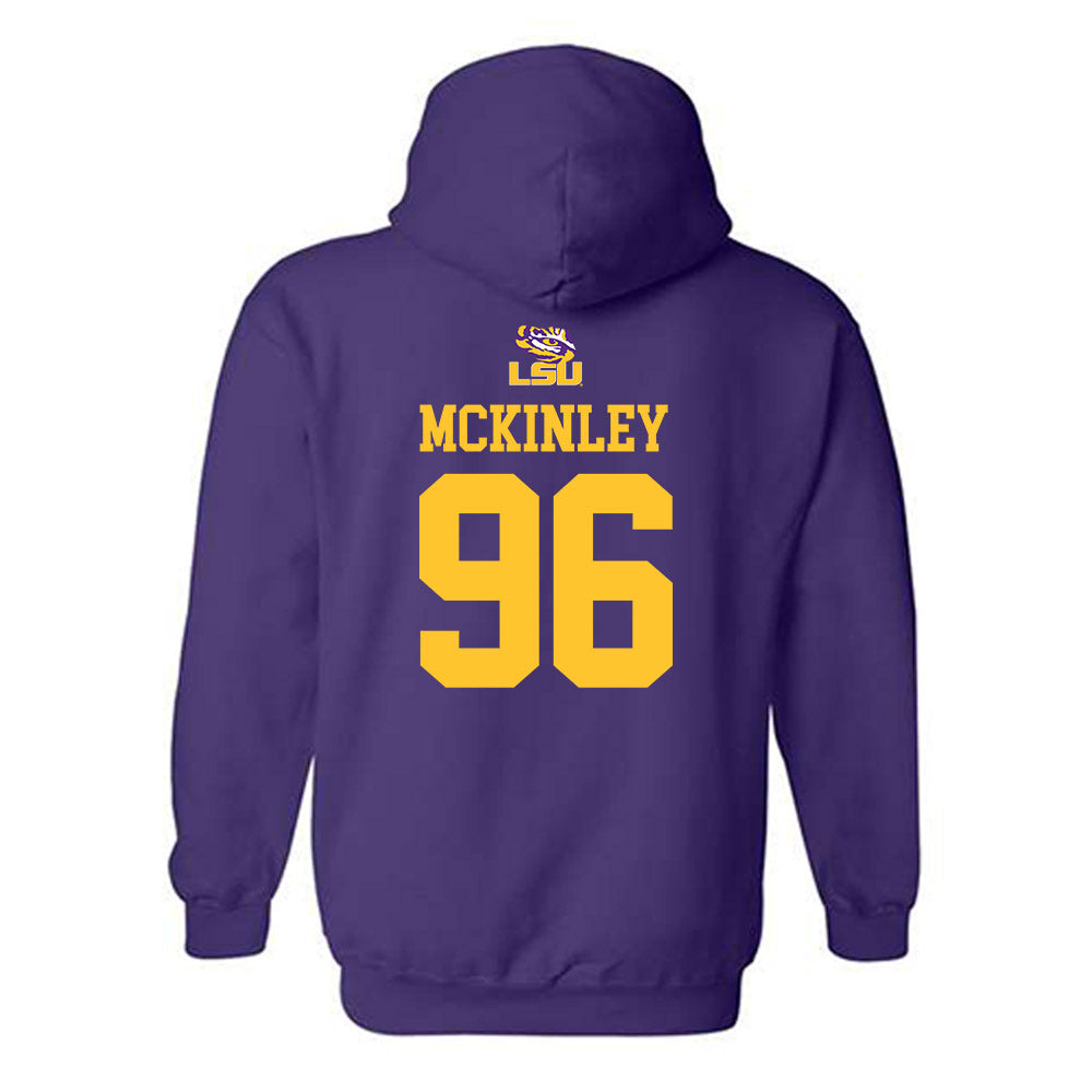 LSU - NCAA Football : Dominick McKinley - Replica Shersey Hooded Sweatshirt-1