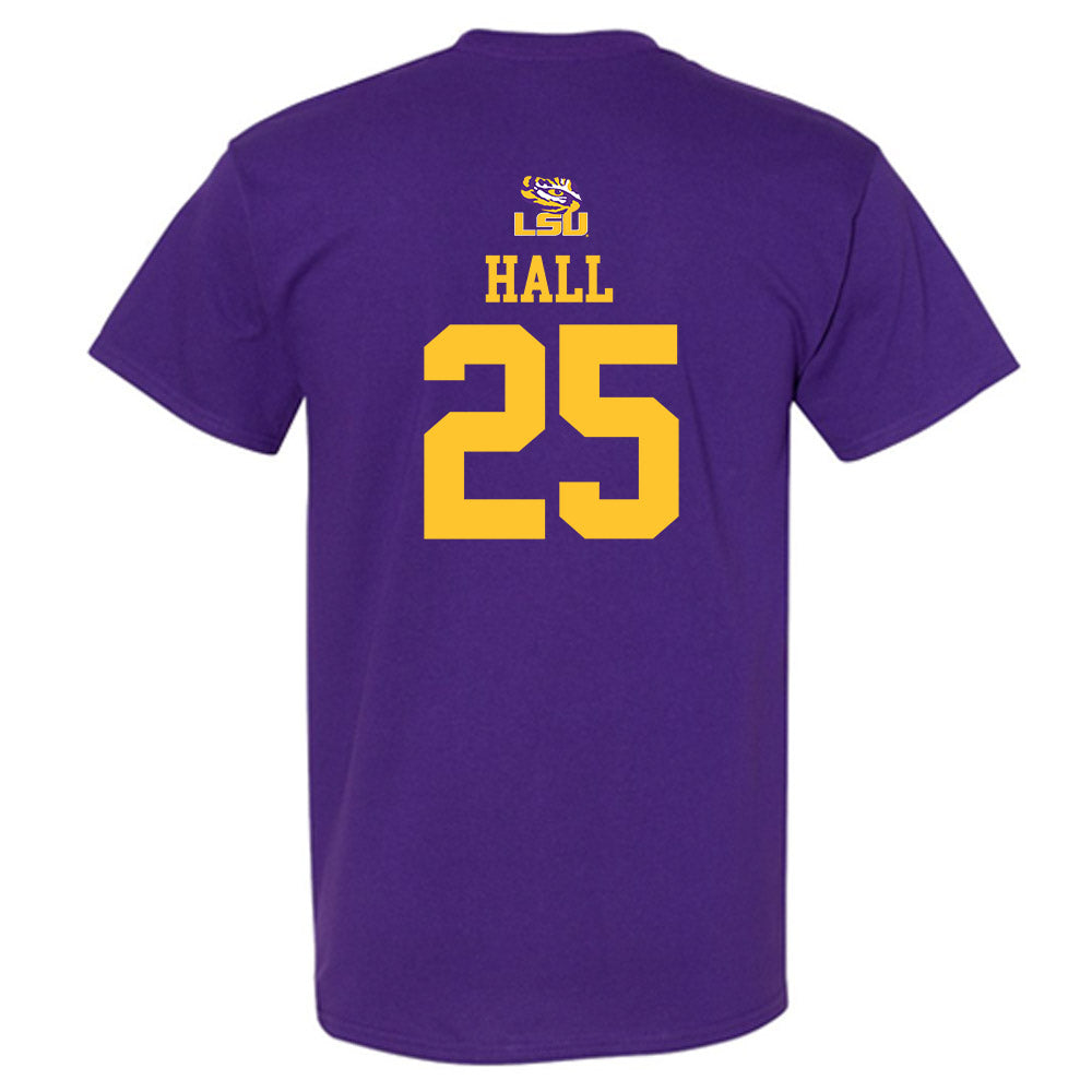 LSU - NCAA Football : Aiden Hall - Replica Shersey T-Shirt-1
