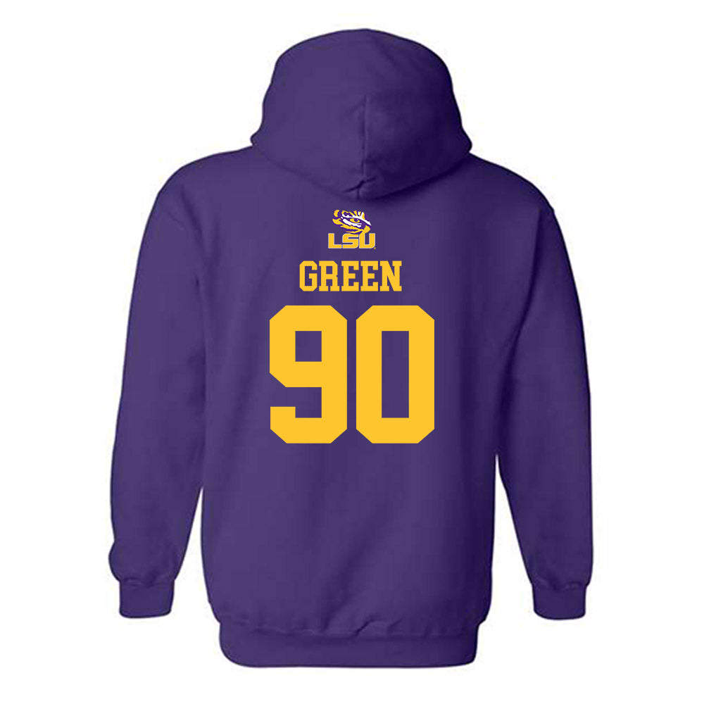 LSU - NCAA Football : Stephiylan Green - Replica Shersey Hooded Sweatshirt-1