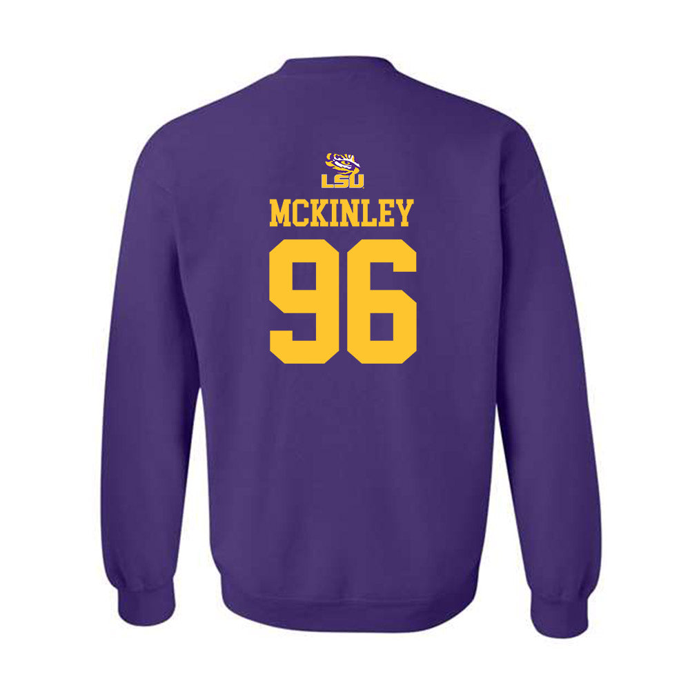 LSU - NCAA Football : Dominick McKinley - Replica Shersey Crewneck Sweatshirt-1