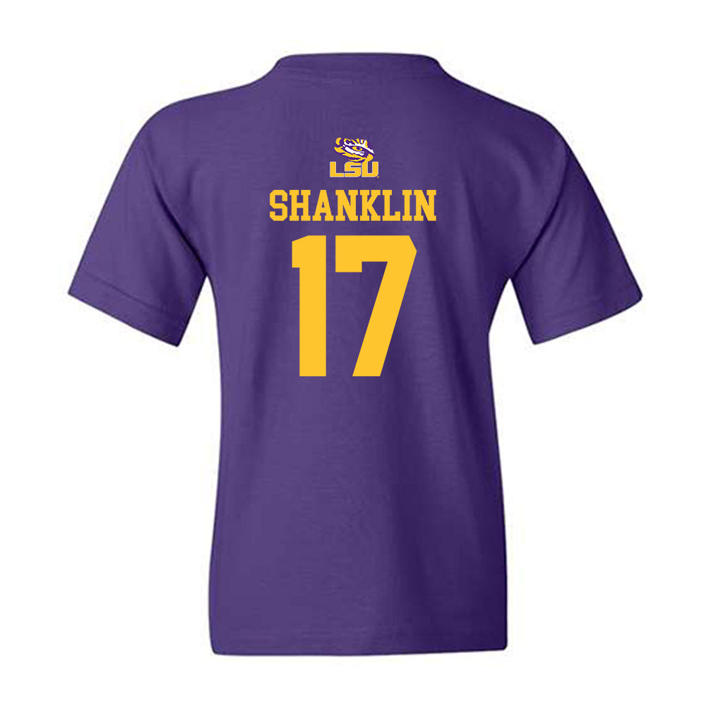 LSU - NCAA Football : Damien Shanklin - Replica Shersey Youth T-Shirt-1