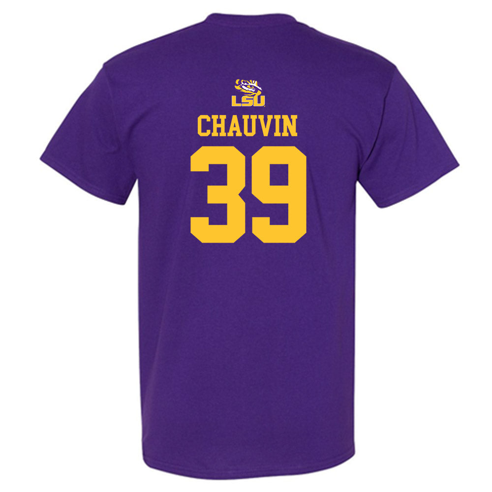 LSU - NCAA Football : Reid Chauvin - Replica Shersey T-Shirt-1