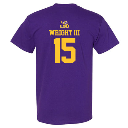 LSU - NCAA Football : Phillip Wright III - Replica Shersey T-Shirt-1