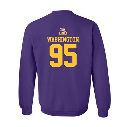 LSU - NCAA Football : Shone Washington - Replica Shersey Crewneck Sweatshirt-1