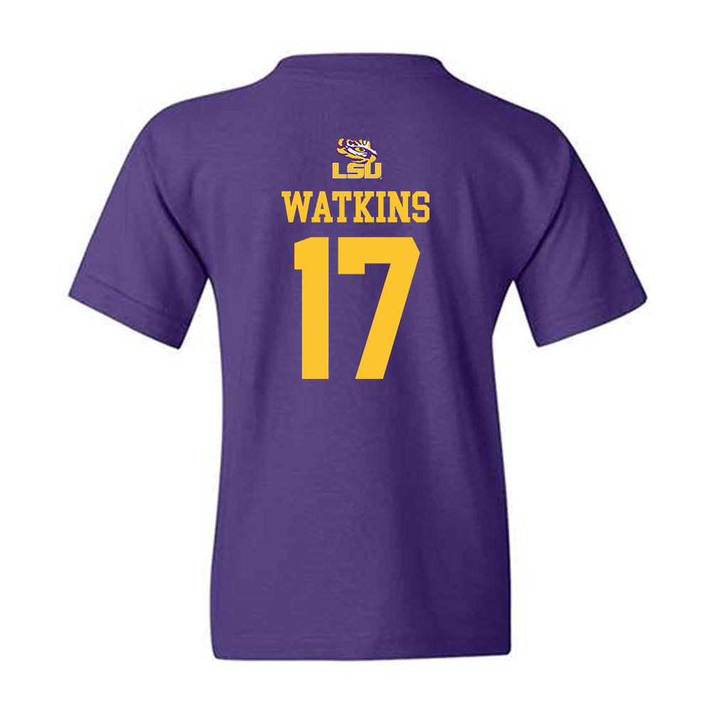 LSU - NCAA Football : Winston Watkins - Replica Shersey Youth T-Shirt-1
