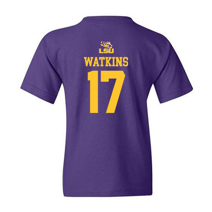LSU - NCAA Football : Winston Watkins - Replica Shersey Youth T-Shirt-1
