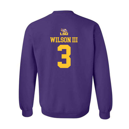LSU - NCAA Football : Eugene Wilson III - Replica Shersey Crewneck Sweatshirt-1