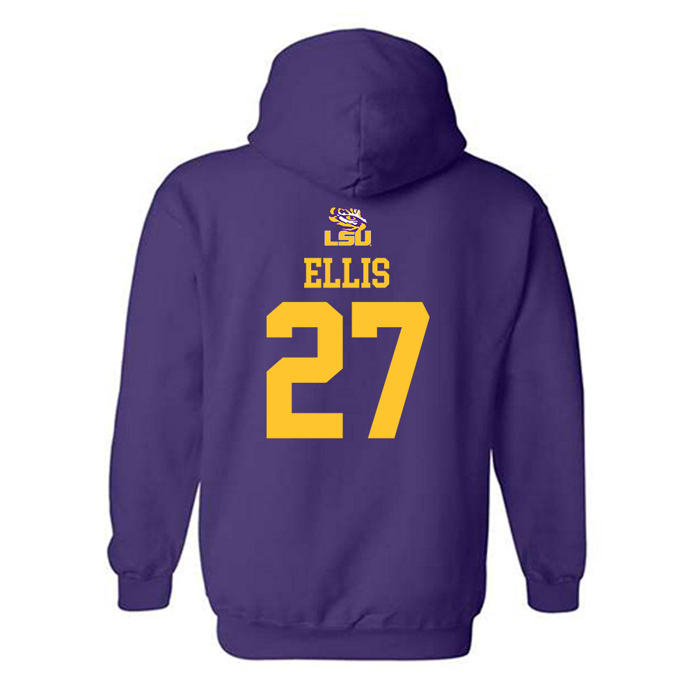 LSU - NCAA Football : Dezyrian Ellis - Replica Shersey Hooded Sweatshirt-1
