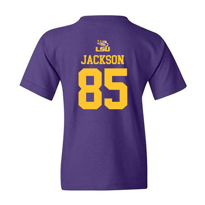 LSU - NCAA Football : Josh Jackson - Replica Shersey Youth T-Shirt-1