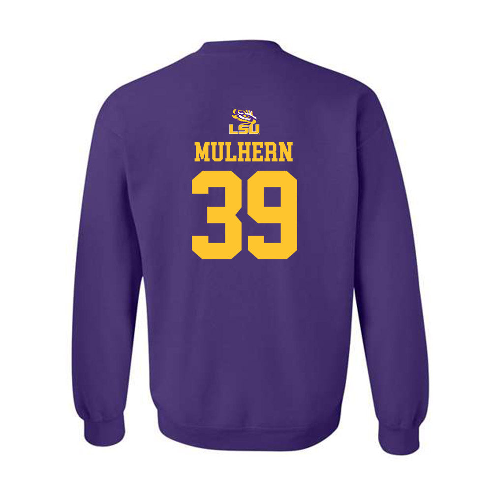 LSU - NCAA Football : Mack Mulhern - Replica Shersey Crewneck Sweatshirt-1