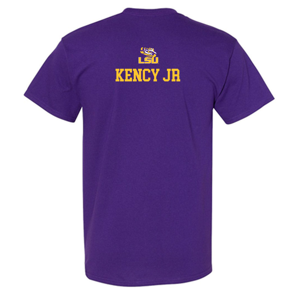 LSU - NCAA Football : David Kency Jr - Replica Shersey T-Shirt-1