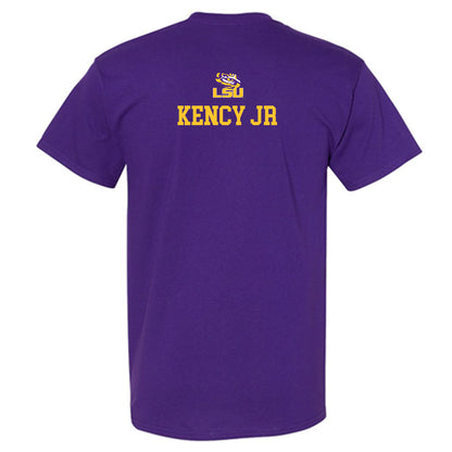 LSU - NCAA Football : David Kency Jr - Replica Shersey T-Shirt-1