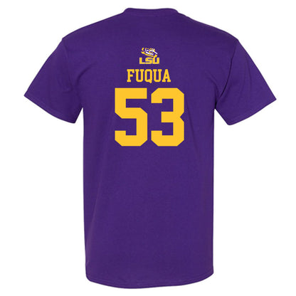 LSU - NCAA Football : Hayes Fuqua - Replica Shersey T-Shirt-1