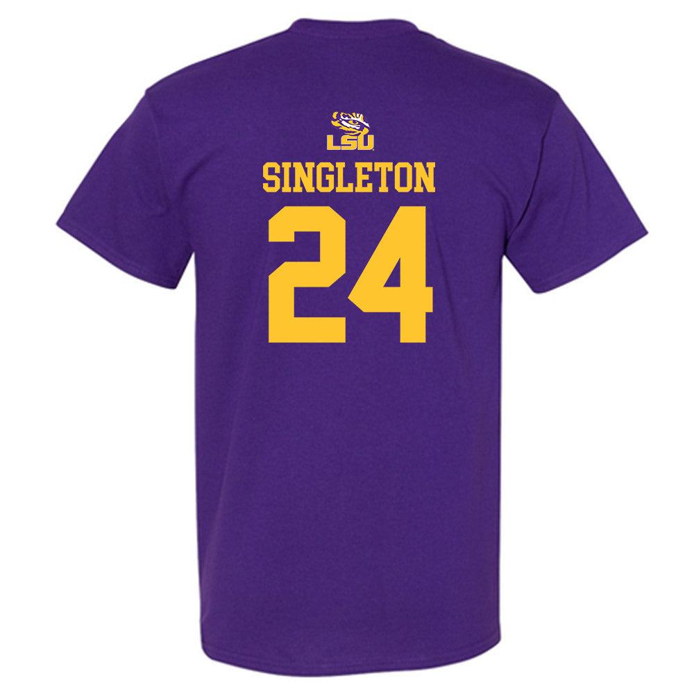 LSU - NCAA Football : Tylen Singleton - Replica Shersey T-Shirt-1