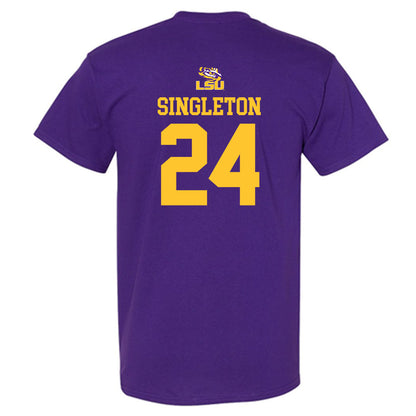 LSU - NCAA Football : Tylen Singleton - Replica Shersey T-Shirt-1
