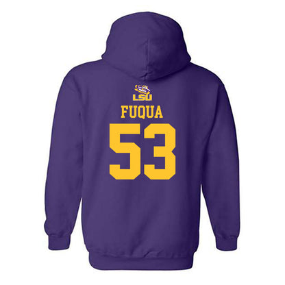 LSU - NCAA Football : Hayes Fuqua - Replica Shersey Hooded Sweatshirt-1