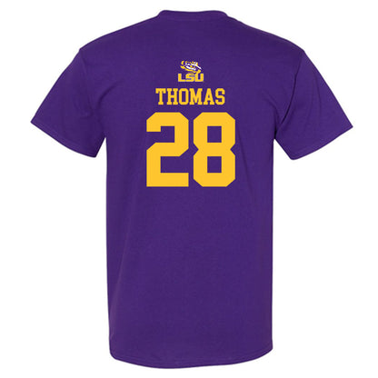 LSU - NCAA Football : Jhase Thomas - Replica Shersey T-Shirt-1