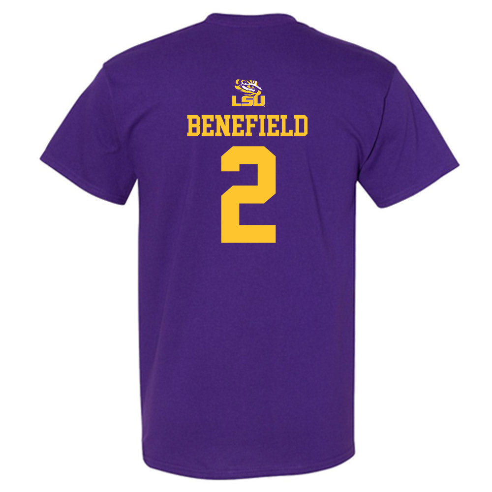 LSU - NCAA Football : Ty Benefield - Replica Shersey T-Shirt-1