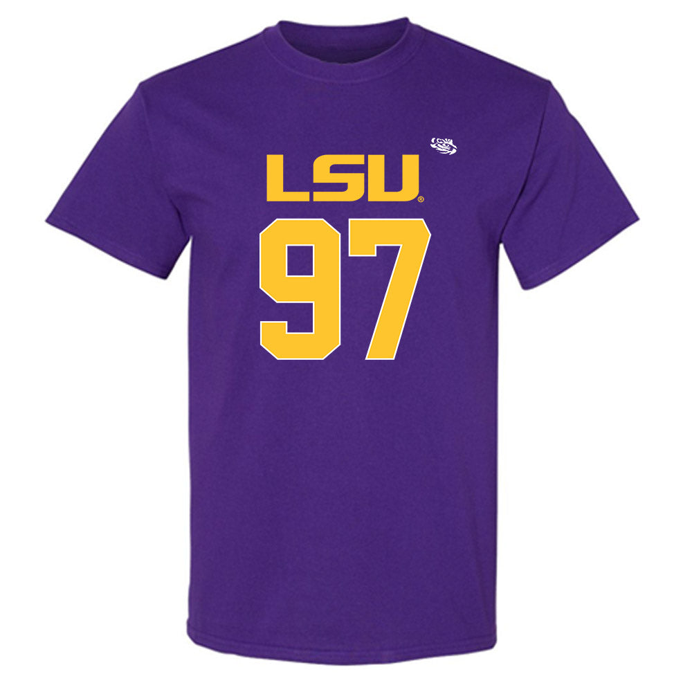 LSU - NCAA Football : Dylan Carpenter - Replica Shersey T-Shirt-0