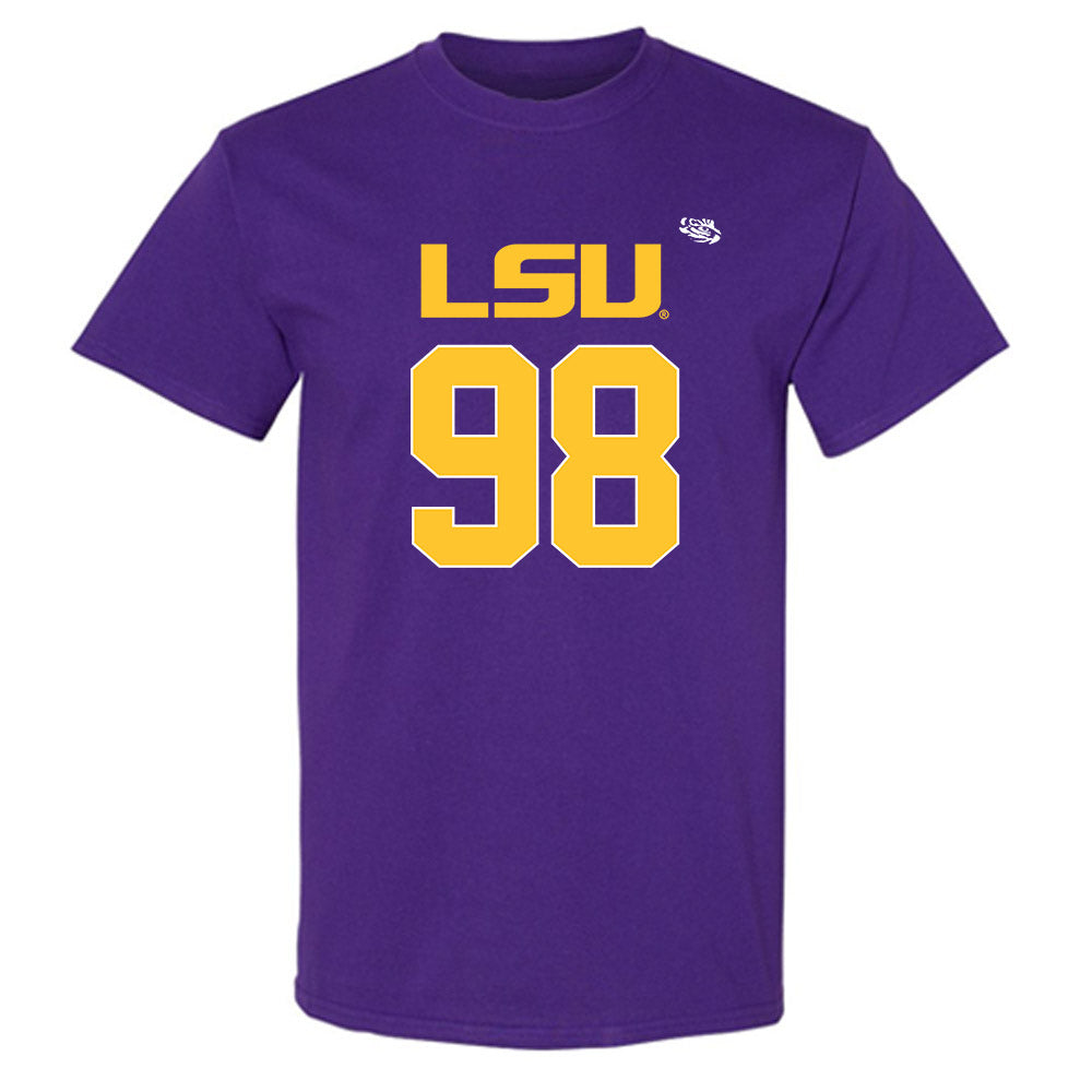 LSU - NCAA Football : Achilles Woods - Replica Shersey T-Shirt-0