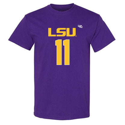 LSU - NCAA Football : Landen Clark - Replica Shersey T-Shirt-0