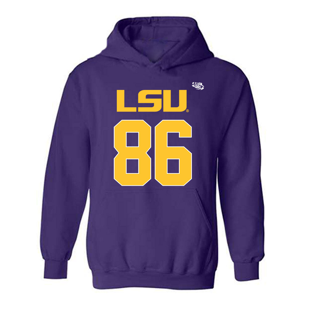 LSU - NCAA Football : Jabari Mack - Replica Shersey Hooded Sweatshirt-0