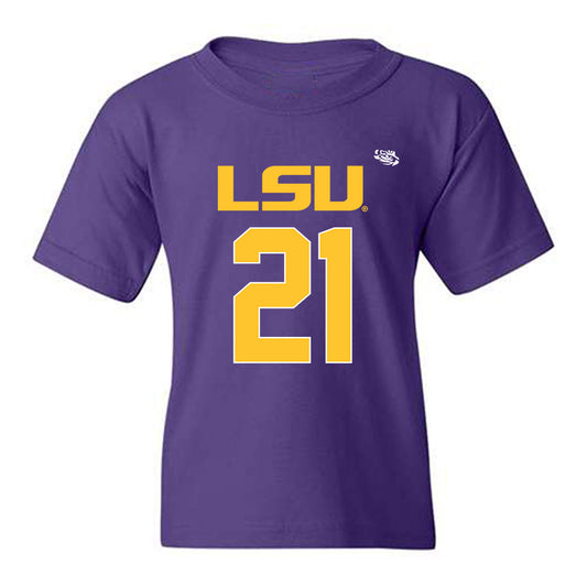 LSU - NCAA Football : Cayden Jones - Replica Shersey Youth T-Shirt-0