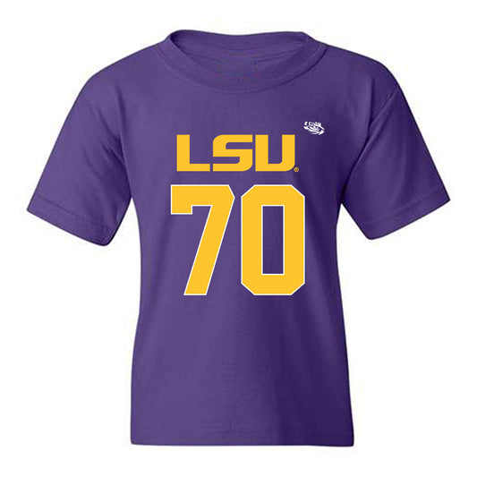 LSU - NCAA Football : Devin Harper - Replica Shersey Youth T-Shirt-0