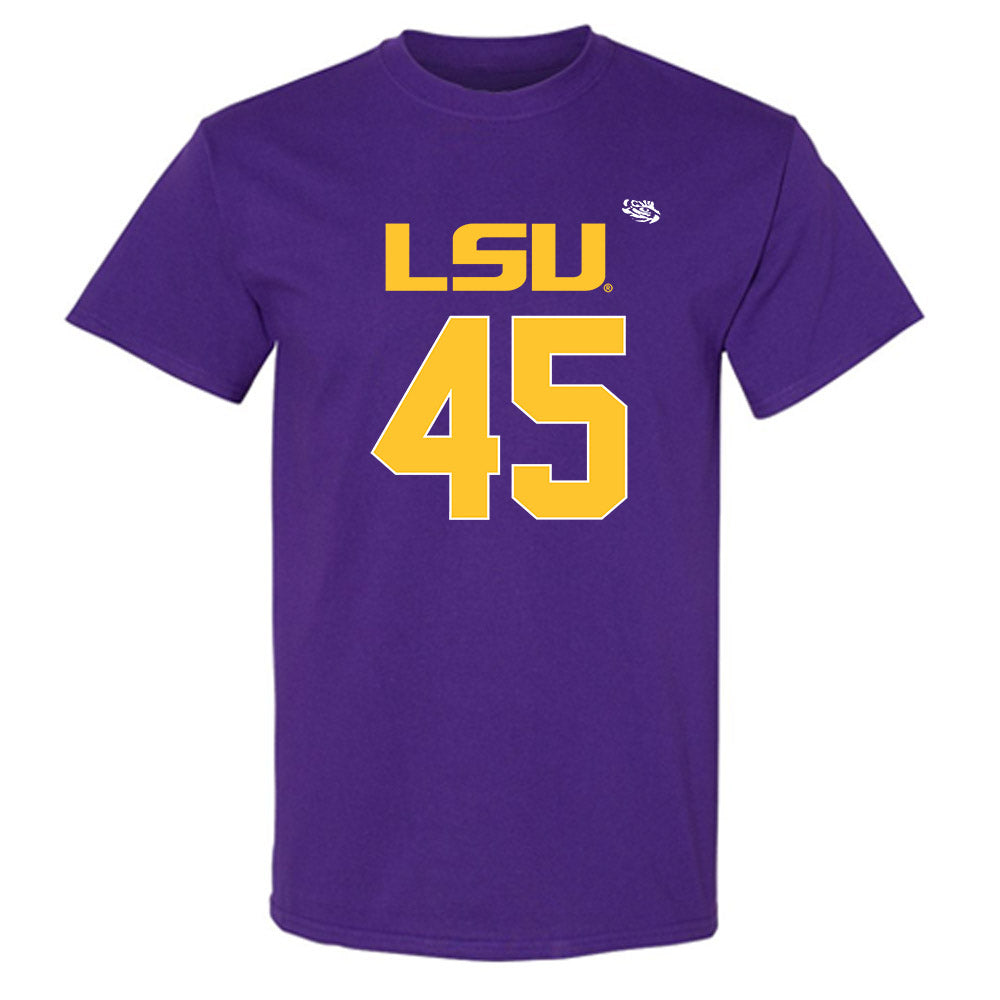 LSU - NCAA Football : Sean Perret - Replica Shersey T-Shirt-0