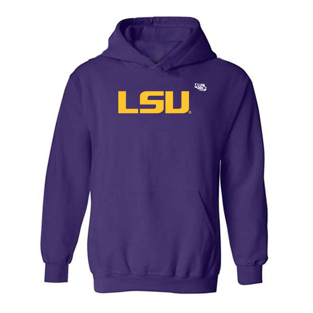LSU - NCAA Football : David Kency Jr. - Replica Shersey Hooded Sweatshirt-0