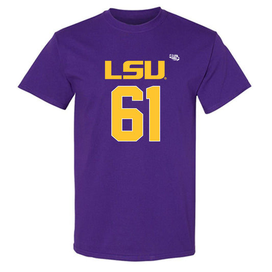 LSU - NCAA Football : Braelin Moore - Replica Shersey T-Shirt-0